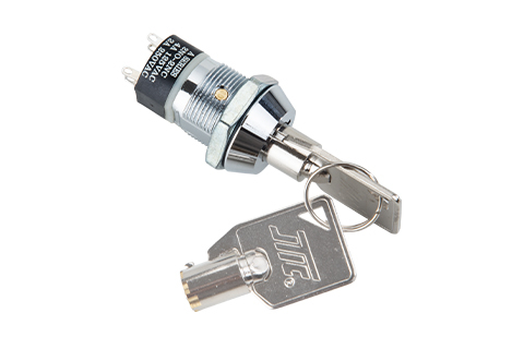 19mm outer diameter normally open or normally closed type Key Switch Lock (including round tube copper key lock switch)