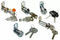 19mm outer diameter KABA key-type high security lock (lock body length can be customized)