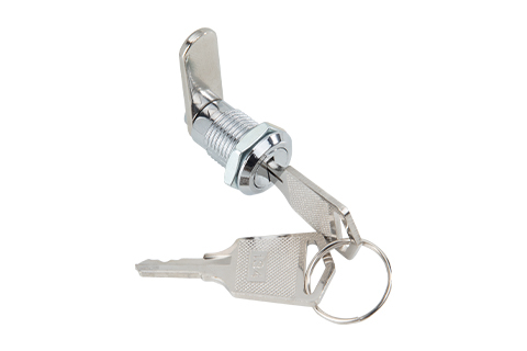 12mm outer diameter multi-set plate design Cam Lock (including single-sided milled copper key)