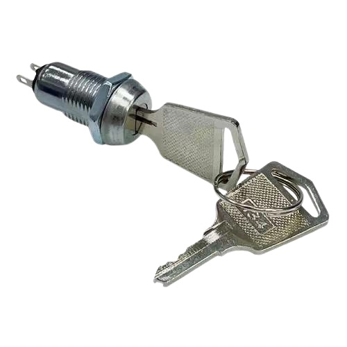 12mm outer diameter multi-section Key Switch Lock (including single-sided milled copper key lock switch)
