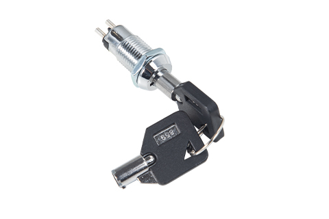 12mm Switch Lock With Tubular Key & Plastic Cover