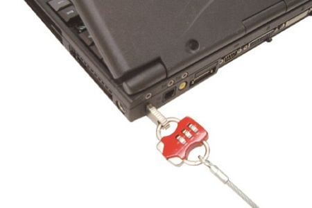 Notebook Cable Lock Dedicated To Kensington Lock Hole