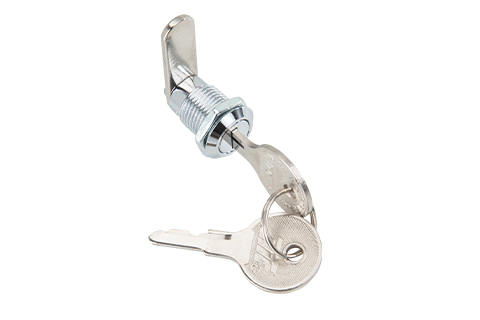 12mm outer diameter multi-set plate design Cam Lock (including single-sided milled copper key)
