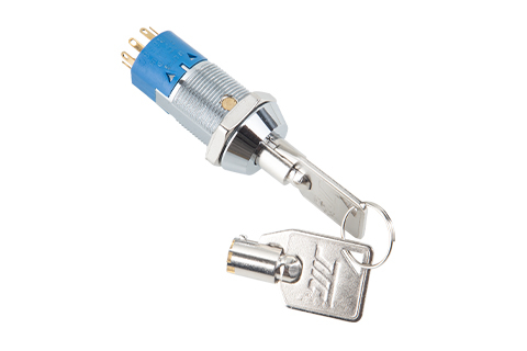 19mm outer diameter UL certified 7pinKey Switch Lock (including round tube copper key lock switch)