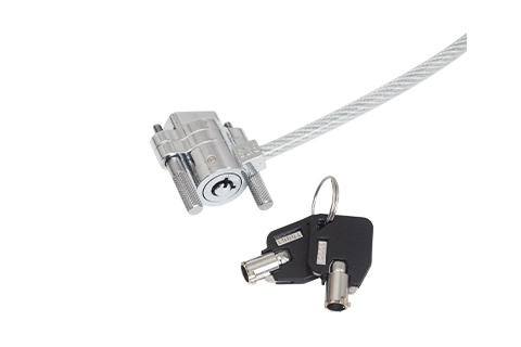 Laptop RS-232/VGA port anti-theft lock