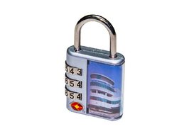 3-digit digital wheel photo-style TSA travel security certified customs lock