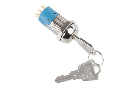 19mm UL Certified Switch Lock (Bright Nickel Plated Standard)