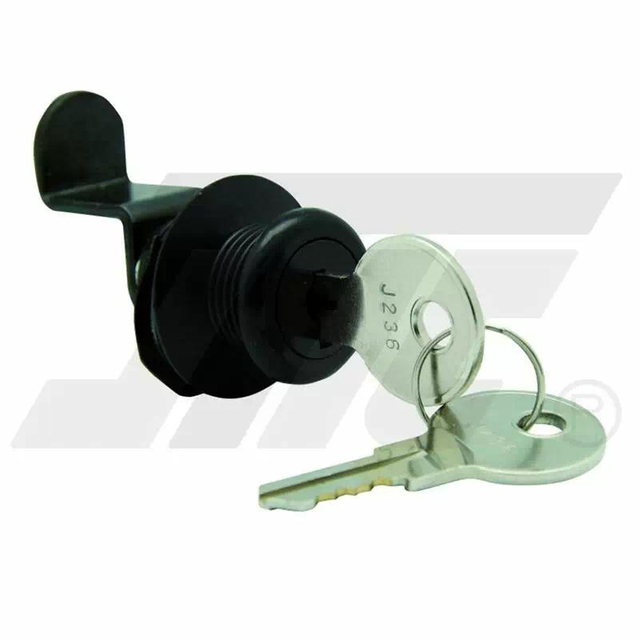 19mm outer diameter 5pin with round handle and single-sided milled copper key Glass Door Lock