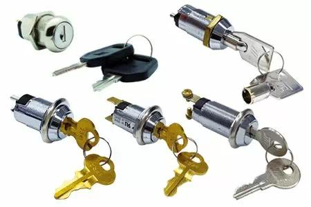 19mm outer diameter 4pinKey Switch Lock (including double-sided milled copper key switch)