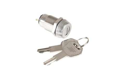 19mm IP54 Anti-Vibration Function Switch Lock With Flat Key