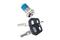 19mm UL Certified Switch Lock (Bright Nickel Plated Standard)