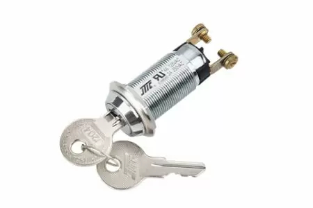 19mm UL Certified Screw Terminals Switch Lock With Single Bitted Flat Key