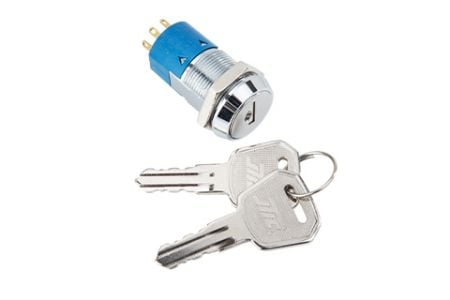 19mm UL Certified Dust-Proof Switch Lock (Bright Chrome Plated Standard)