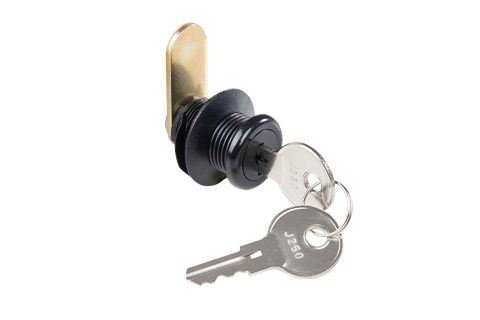 19mm outer diameter 5pin with round handle and single-sided milled copper key Glass Door Lock