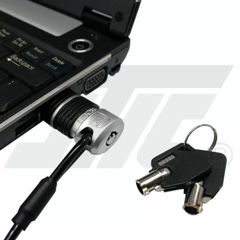 USB Port Anti-Theft Lock With Tubular Key And Cable