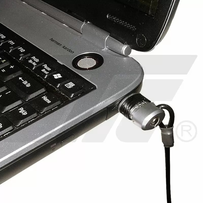 USB Port Anti-Theft Lock With Tubular Key And Cable