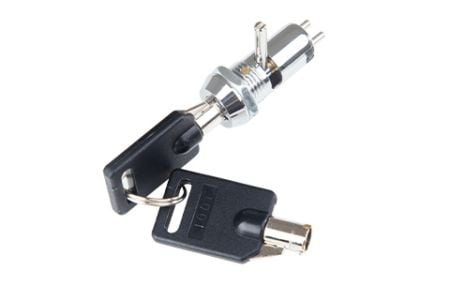 12mm Dual-Functioned Switch Lock With 4 Disc Tumbler Mechanism